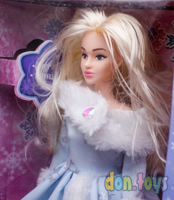 Музыкальная кукла «Анна-Снегурочка» в платье, танцует, рассказывает стихи и сказки, на пульте управл, фото 6