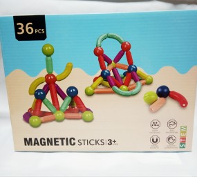 ​Магнитный конструктор Magnetic Sticks, 36 деталей