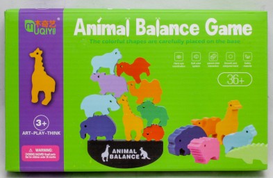 ​Развивающая деревянная игра Балансир "Животные мира"
